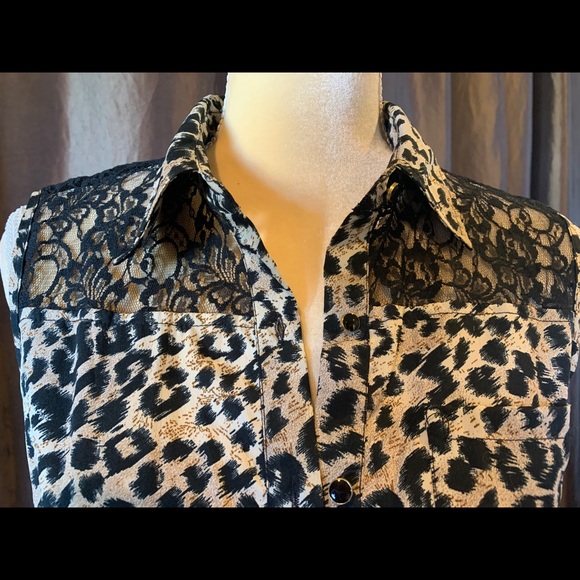 Leopard & lace dress - Picture 3 of 7